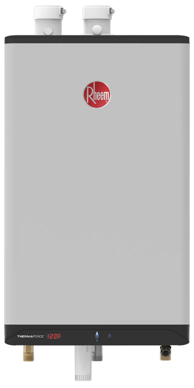Rheem ThermaForce Super High Efficiency Condensing tankless gas water heater